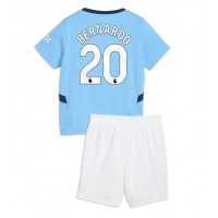 Camiseta Manchester City Bernardo Silva #20 Primera Equipación para niños 2024-25 manga corta (+ pantalones cortos)